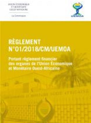 COUVERTURE REGLEMENT FINANCIER DES ORGANES DE L'UEMOA